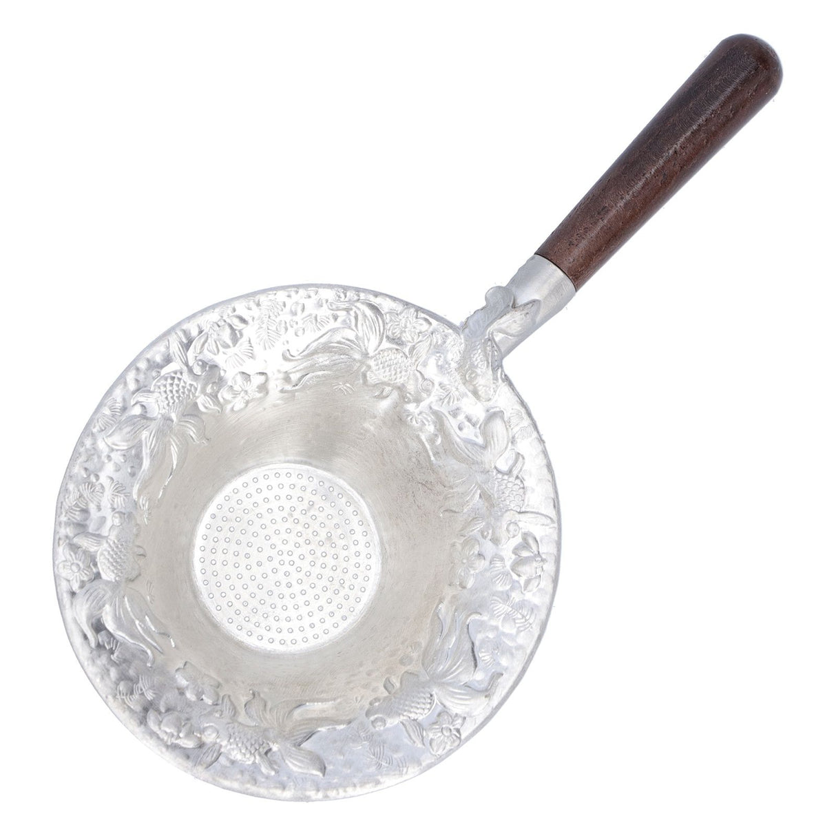 Tea Strainer Japanese Style Hand Made Tea Leaf Infuser Filter Tea Set Accessories(Black Sandalwood Handle )
