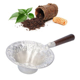 Tea Strainer Japanese Style Hand Made Tea Leaf Infuser Filter Tea Set Accessories(Black Sandalwood Handle ) - Extra Image