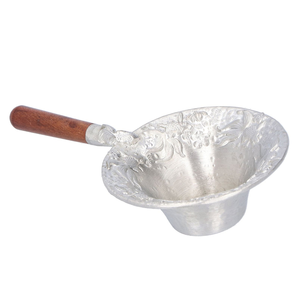 Tea Strainer Japanese Style Hand Made Tea Leaf Infuser Filter Tea Set Accessories(Red Wood Handle )