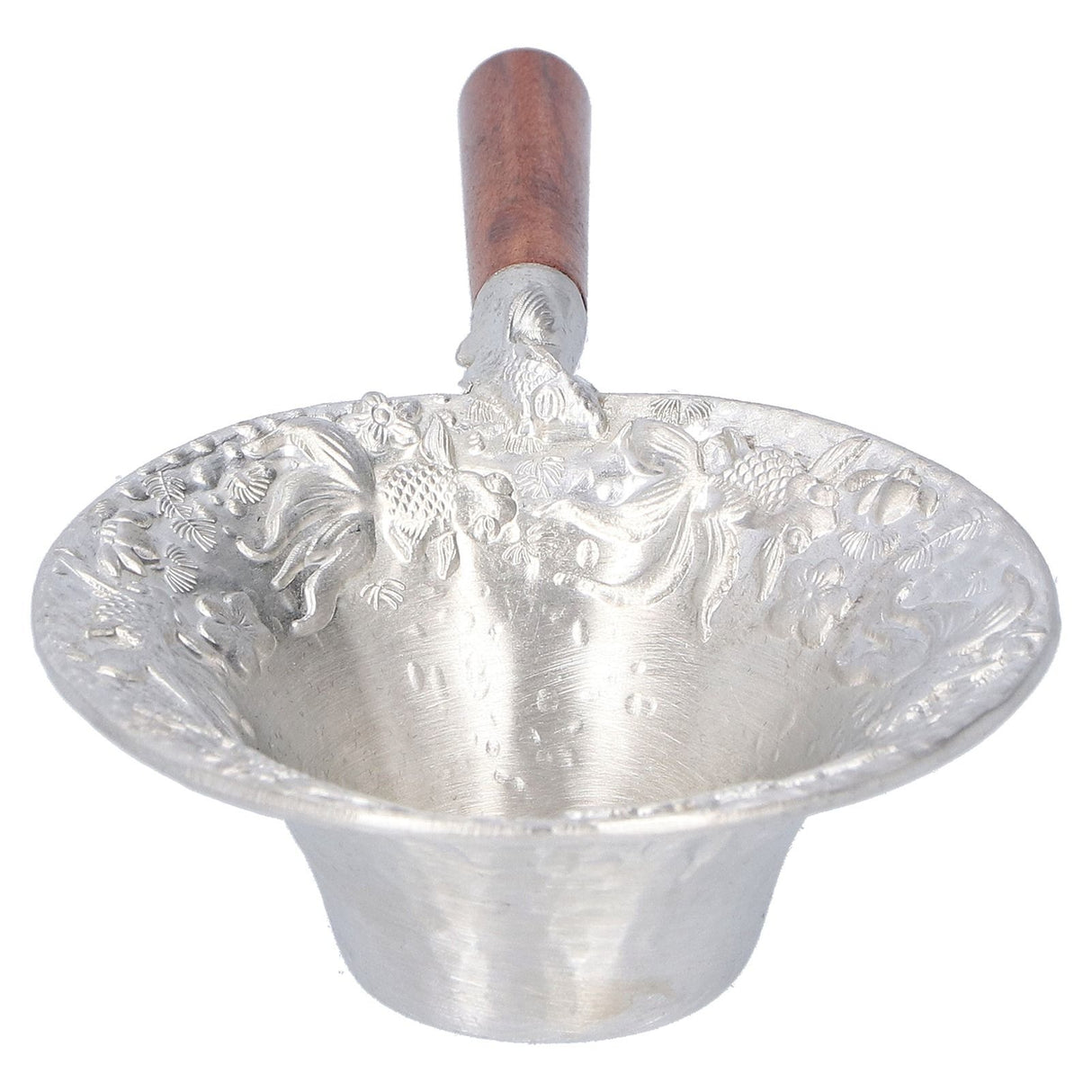 Tea Strainer Japanese Style Hand Made Tea Leaf Infuser Filter Tea Set Accessories(Red Wood Handle )