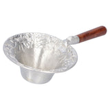 Tea Strainer Japanese Style Hand Made Tea Leaf Infuser Filter Tea Set Accessories(Red Wood Handle ) - Close-Up Angle