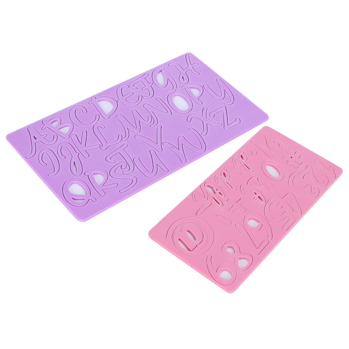 Cake Embossing Mold Alphabet Number Fondant Cake Embosser Decoration Baking Tool