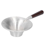 Tea Strainer Innovative Tea Leaf Infuser Filter Brewing Device for Home Office UseBlack Sandalwood Handle