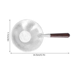 Tea Strainer Innovative Tea Leaf Infuser Filter Brewing Device for Home Office UseBlack Sandalwood Handle