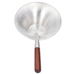 Tea Strainer Innovative Tea Leaf Infuser Filter Brewing Device for Home Office UseRed Wood Handle