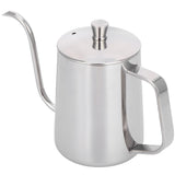 600ml Coffee Drip Kettle 304 Stainless Steel Slender Spout Thicken Coffee Pot with Cover