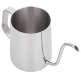 600ml Coffee Drip Kettle 304 Stainless Steel Slender Spout Thicken Coffee Pot with Cover
