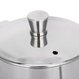 600ml Coffee Drip Kettle 304 Stainless Steel Slender Spout Thicken Coffee Pot with Cover