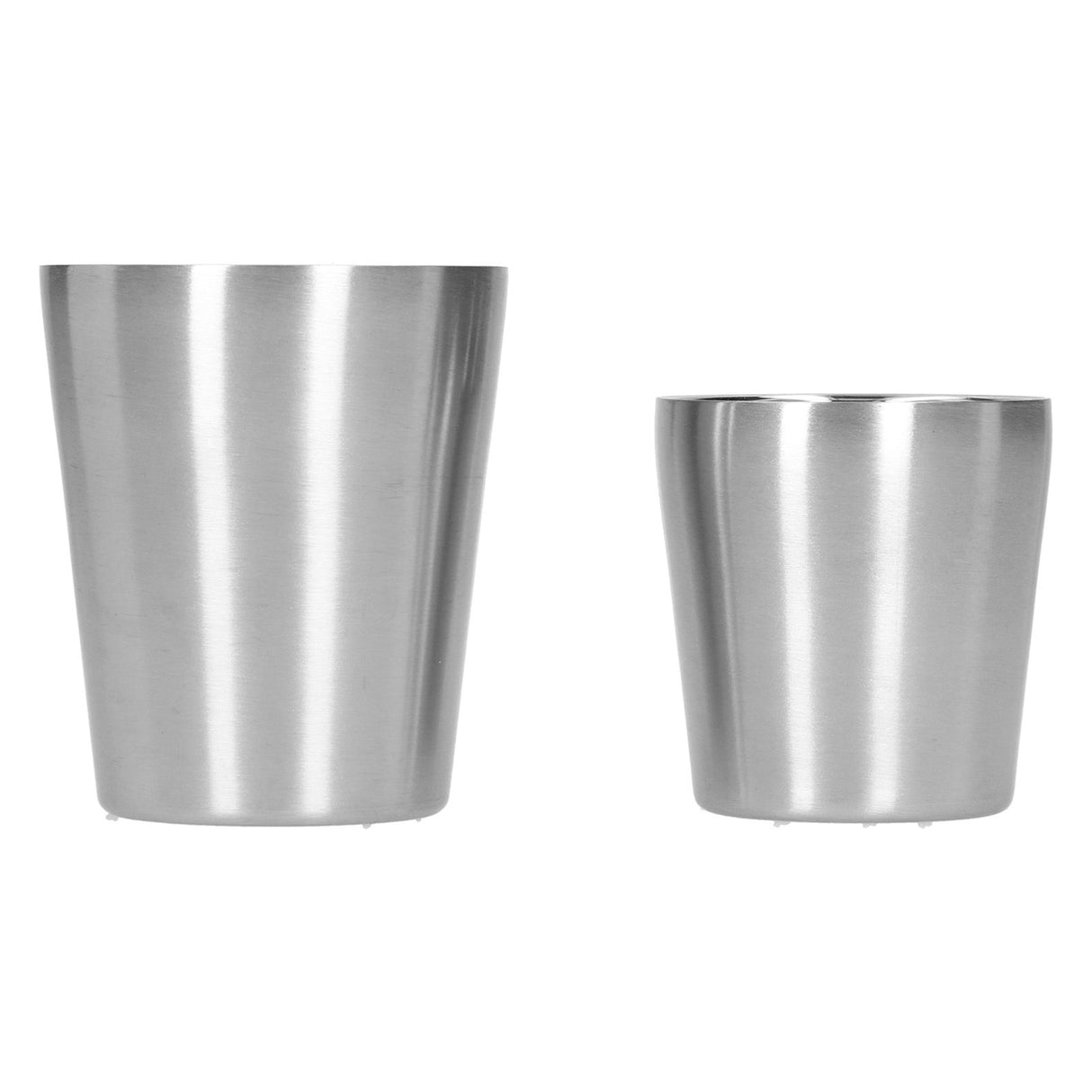 2pcs 304 Stainless Steel Mugs Double Wall Beer Wine Cups Coffee Mug (180ml 300ml)
