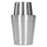 2pcs 304 Stainless Steel Mugs Double Wall Beer Wine Cups Coffee Mug (180ml 300ml) - 45-Degree Angle