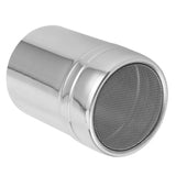 Stainless Steel Fine Mesh Powder Shaker Chocolate Coffee Sifter for Kitchen Baking CookingS - Front View