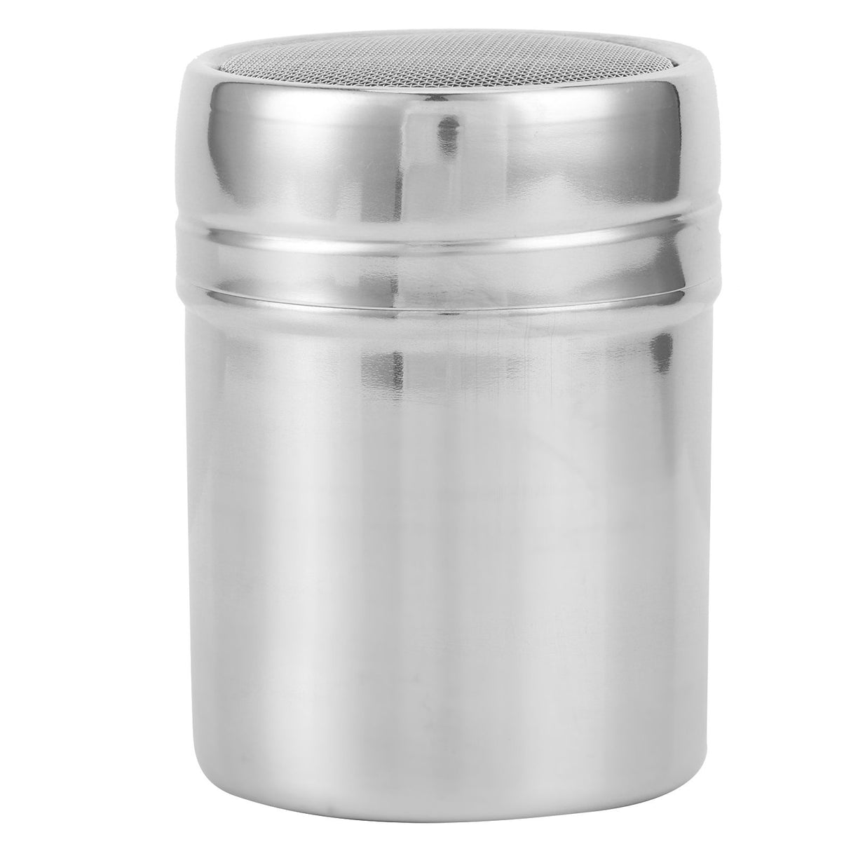 Stainless Steel Fine Mesh Powder Shaker Chocolate Coffee Sifter for Kitchen Baking CookingL