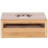 Teapot Warmer Household Bamboo Teapot Heating Base Holder Office Teaware Accessories