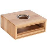 Teapot Warmer Household Bamboo Teapot Heating Base Holder Office Teaware Accessories