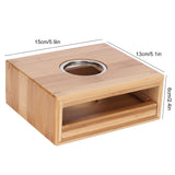 Teapot Warmer Household Bamboo Teapot Heating Base Holder Office Teaware Accessories