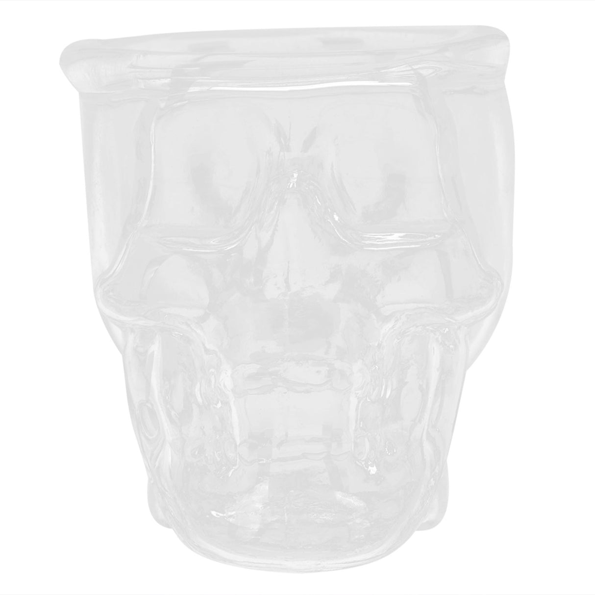 Glass Cup Innovative Transparent SkullHead Cup Glass Ware Drinkware for Wine Cocktail