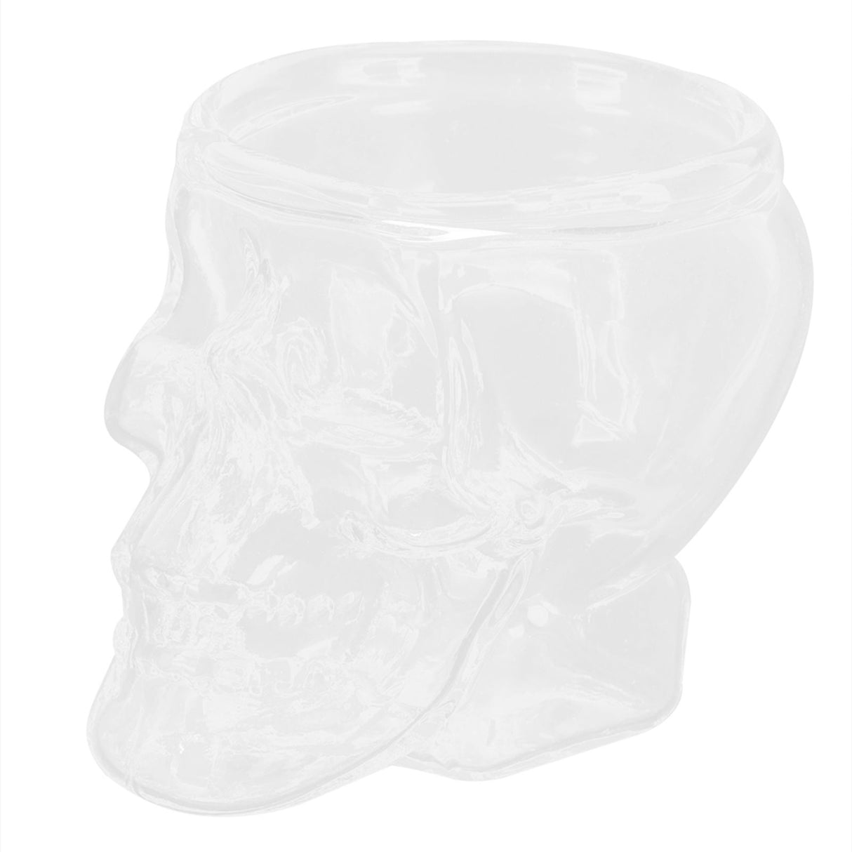 Glass Cup Innovative Transparent SkullHead Cup Glass Ware Drinkware for Wine Cocktail