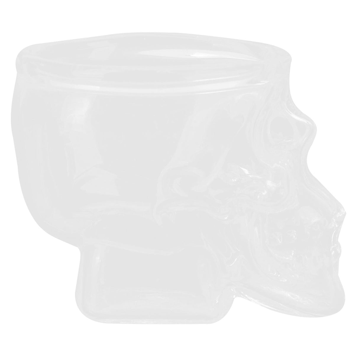 Glass Cup Innovative Transparent SkullHead Cup Glass Ware Drinkware for Wine Cocktail