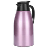 2L Large Capacity Insulated Hot Water Pot Inner Stainless Steel Thermal Coffee BottlePurple 2L