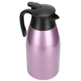 2L Large Capacity Insulated Hot Water Pot Inner Stainless Steel Thermal Coffee BottlePurple 2L - 45-Degree Angle