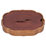Chinese Style Bamboo Tea Tray Box with Water Storage for Kungfu Tea Set Accessories