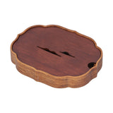 Chinese Style Bamboo Tea Tray Box with Water Storage for Kungfu Tea Set Accessories