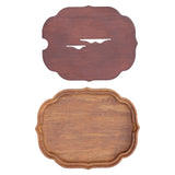 Chinese Style Bamboo Tea Tray Box with Water Storage for Kungfu Tea Set Accessories - Close-Up Angle