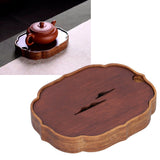 Chinese Style Bamboo Tea Tray Box with Water Storage for Kungfu Tea Set Accessories - Extra Image