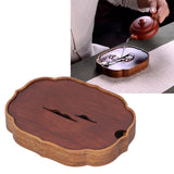 Chinese Style Bamboo Tea Tray Box with Water Storage for Kungfu Tea Set Accessories