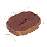 Chinese Style Bamboo Tea Tray Box with Water Storage for Kungfu Tea Set Accessories