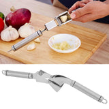 Manual Garlic Press Mincer 304 Stainless Steel Garlic Chopper Squeezer Kitchen Utensils - Extra Image