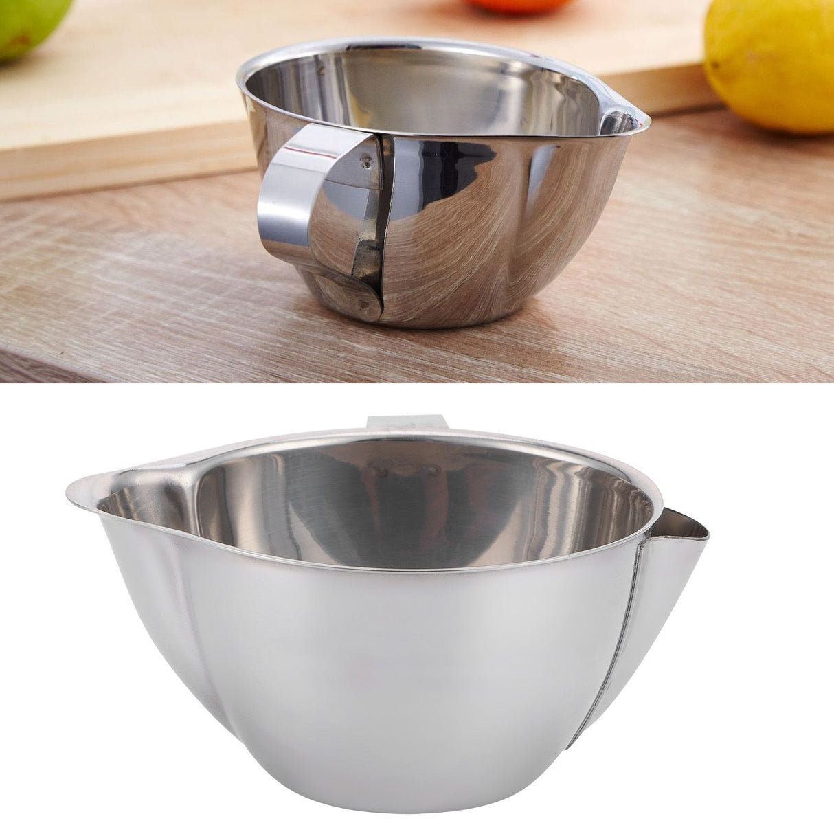 Oil Fat Separator 304 Stainless Steel Oil Grease Filter Strainer Kitchen Accessory