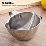 Oil Fat Separator 304 Stainless Steel Oil Grease Filter Strainer Kitchen Accessory - Extra Image
