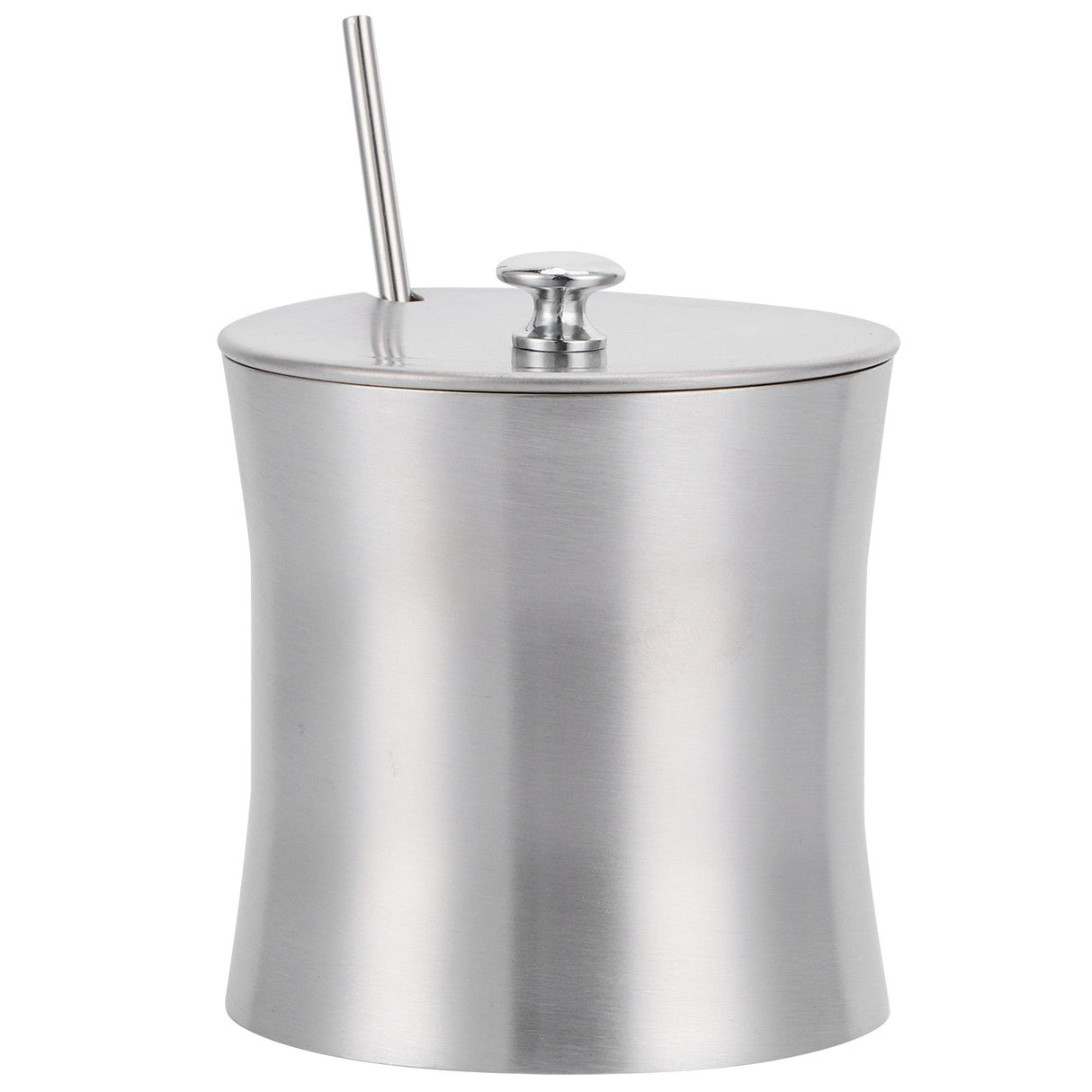 Stainless Steel Seasoning Pot Can Spice Condiment Bottle Pot Jar with Cover Spoon