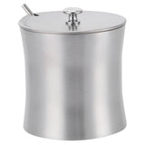 Stainless Steel Seasoning Pot Can Spice Condiment Bottle Pot Jar with Cover Spoon