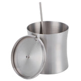 Stainless Steel Seasoning Pot Can Spice Condiment Bottle Pot Jar with Cover Spoon