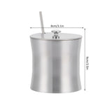 Stainless Steel Seasoning Pot Can Spice Condiment Bottle Pot Jar with Cover Spoon - Extra Image