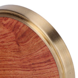 Wooden Tea Cup Mat Insulation Desktop Cup Pad Set with Base Tray Tea Ceremony AccessoriesRosewood