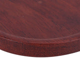 Wooden Tea Cup Mat Insulation Desktop Cup Pad Set with Base Tray Tea Ceremony AccessoriesRosewood