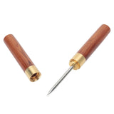 Rosewood Puer Tea Needle Knife Tools Tea Ceremony Accessories for Breaking Cakes - Rear View
