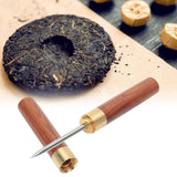 Rosewood Puer Tea Needle Knife Tools Tea Ceremony Accessories for Breaking Cakes - Extra Image