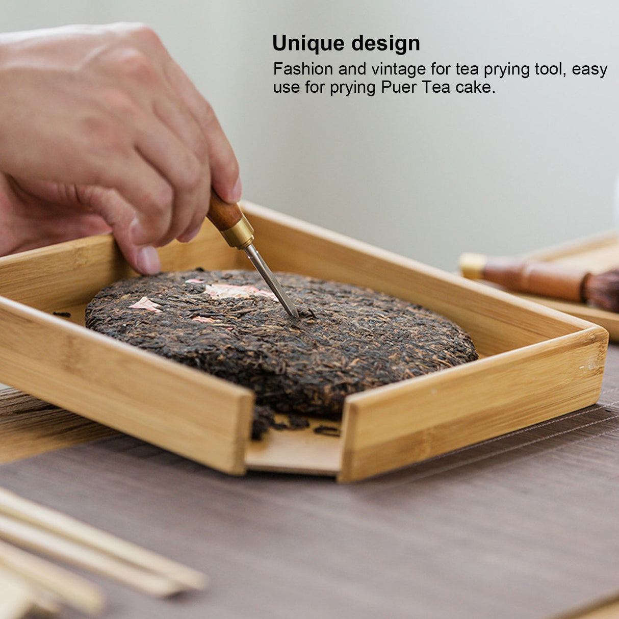 Rosewood Puer Tea Needle Knife Tools Tea Ceremony Accessories for Breaking Cakes