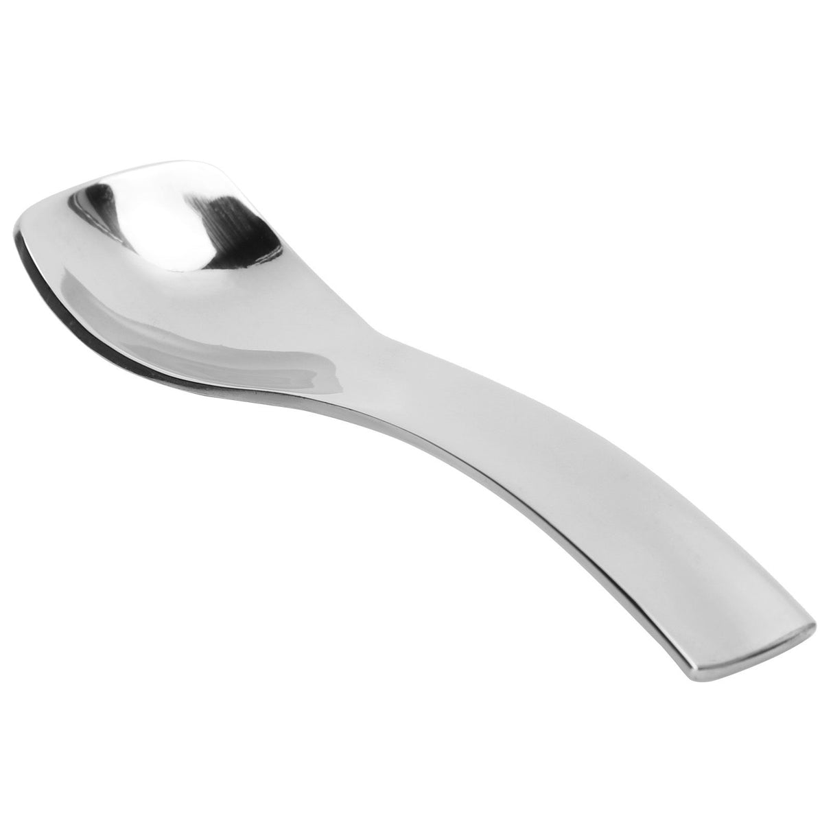 Stainless Steel Spoon Teaspoon Ice Cream Scoop Home Restaurant Polishing Handle Coffee Spoon