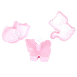 3pcs Cartoon Cat Shaped Cookies Molds DIY Baking Biscuit Mold Set Baking Accessory