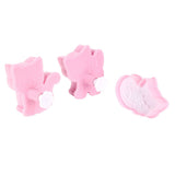 3pcs Cartoon Cat Shaped Cookies Molds DIY Baking Biscuit Mold Set Baking Accessory