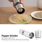 Pepper Grinder Stainless Steel Manual Pepper Spice Mill Adjustable Coarseness Ceramic Core - Extra Image