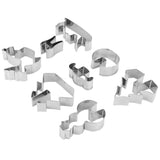 8Pcs Cookies Cutter Set Large Size Christmas Biscuits Mold Cutting Tool Baking Accessories