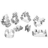 8Pcs Cookies Cutter Set Large Size Christmas Biscuits Mold Cutting Tool Baking Accessories