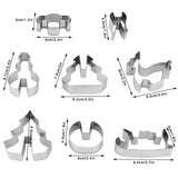 8Pcs Cookies Cutter Set Large Size Christmas Biscuits Mold Cutting Tool Baking Accessories - Extra Image