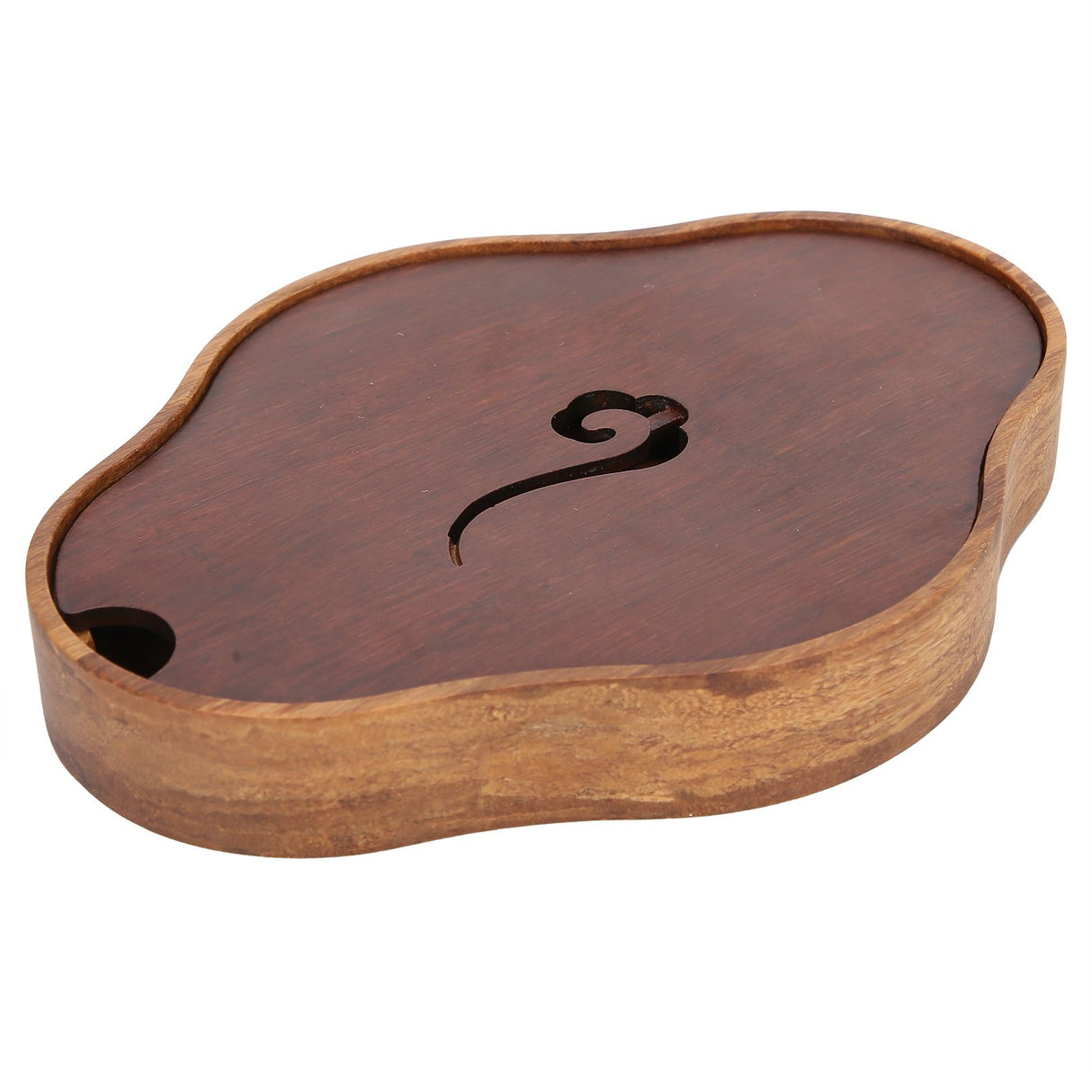 Bamboo Tea Tray Chinese Style Teaboard Serving Tray Box for Kungfu Tea Set Tearoom Supplies